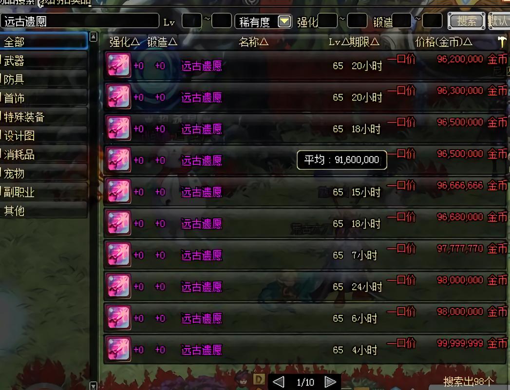 dnf远古遗愿，dnf远古遗愿光剑-第4张图片-南方游戏