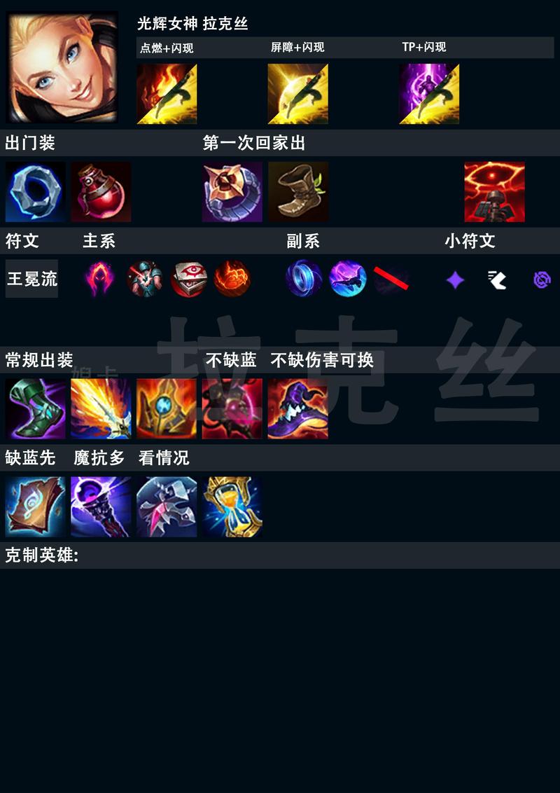 lol光辉女郎出装，lol光辉女郎出装最新